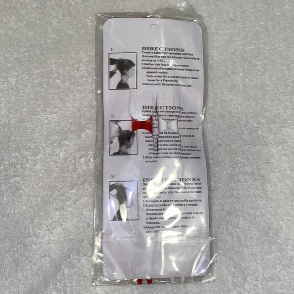 1 LEFT!🆕Set of 2: Wooden Hair Sticks Leopard Print White/Red - Picture 2 of 2